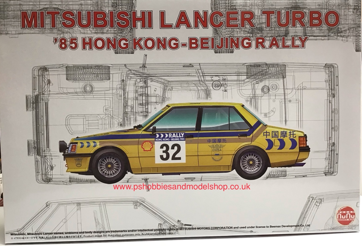 NuNu 24032 Mitsubishi Lancer Turbo