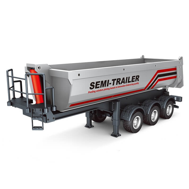 Huina CY1509S Silver truck trailer for Scania Cabs